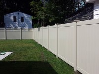 Tan Privacy Fence