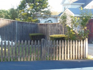 picket fence, Beverly fence company, privacy board fence